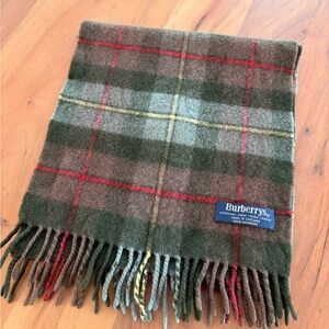 Vintage Burberry Cashmere Scarf